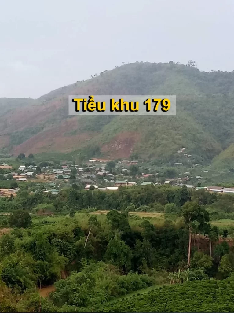 Một góc tiểu khu 179 thuộc huyện Đam Rông tỉnh Lâm Đồng