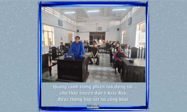 Nhà nước Việt Nam tự dựng căn cứ trái pháp luật để bỏ tù Y Krếc Byă